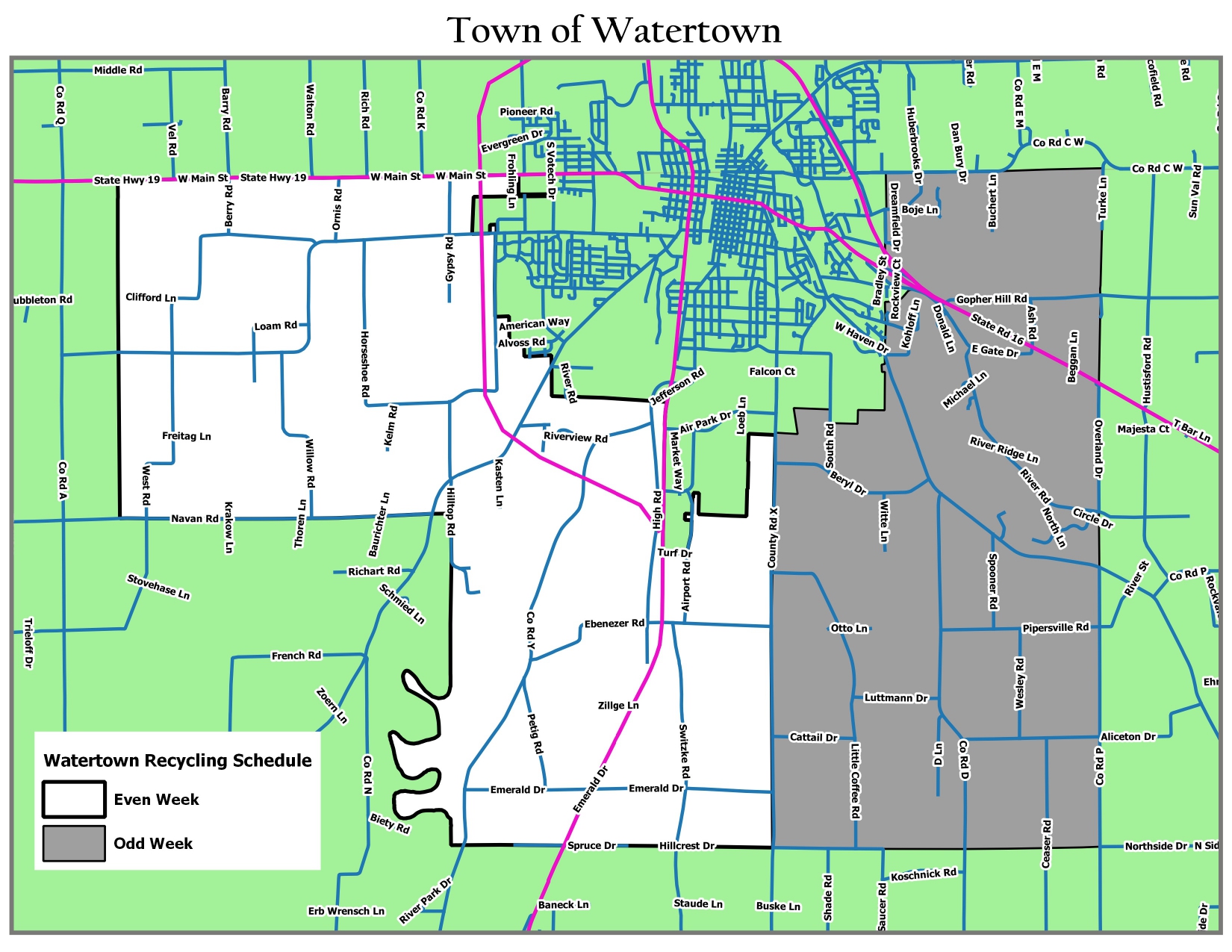 Town-Watertown-Recycle-Map